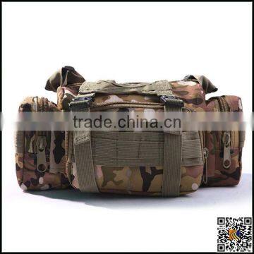 Outdoor Sports Camo waist bag for camping and hiking, Multifunction Travel waist pack