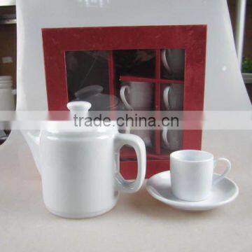 porcelain tea set with gift box packing