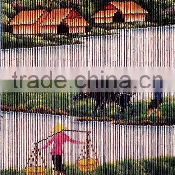 High quality best selling Bamboo Door Curtain with Rice Fields in Viet Nam