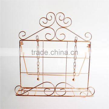 WI2903 Wire Metal Cookbook Holder Stand photo-6