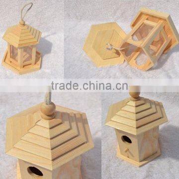Wooden Garden Observation Bird House photo-2