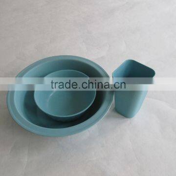 High Standard Hot Selling Biodegradable Bamboo Fiber Dinnerware Sets photo-2