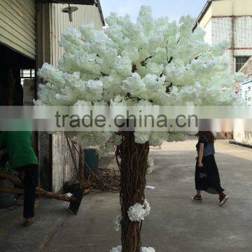 Artificial White Cherry Blossom Trees for Wedding Decoration photo-2