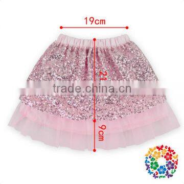 Latest Fashion Dresses Girls Glitter Sequin Tutu Toddler Pink Tutu Skirt for 2 Year Old Girl Dress photo-2
