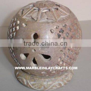 Tea Light Candle Holder, Stone Candle Holder, Candle Lamp