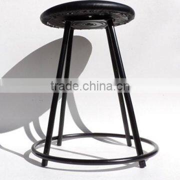 Factory Price Black Color Round Shape Chairs Metal Frames for Office Chairs/bar Metal Chairs photo-3