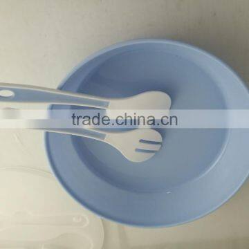 Food Grade Salad Bowl With Built in Serving Spoon and Fork/Salad Bowl to go With Serving Spoon photo-3