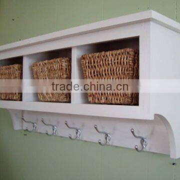 2015 Shabby Chic Home Decorative Wall Hook Furniture Wall Shelf With Drawer