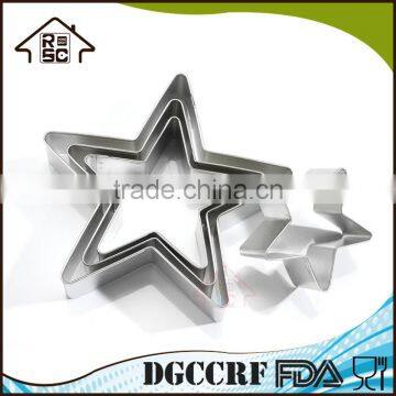 NBRSC 4PCS Baking Metal Star Shape Fruit Biscuit Pastry Cookie Cutter Set photo-3