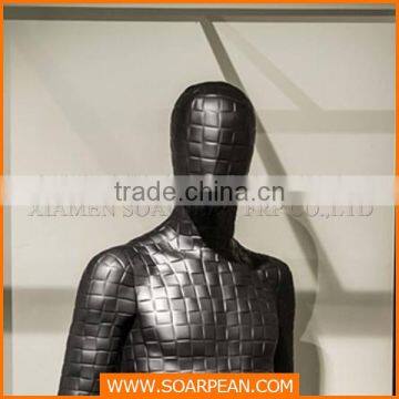 New Arrival Fiberglass Full Body Wholesale Mannequins With Leather Cover photo-4