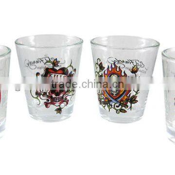 Hot selling pony shot glass set of 4