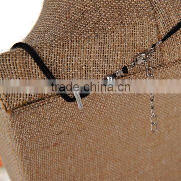 Linen 28cm Tall Jewelry Display Neck Stands photo-3