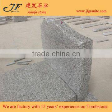 Polished Grey Granite Tombstone And Monument With Classic Design photo-3