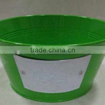 plant zinc pot/planter