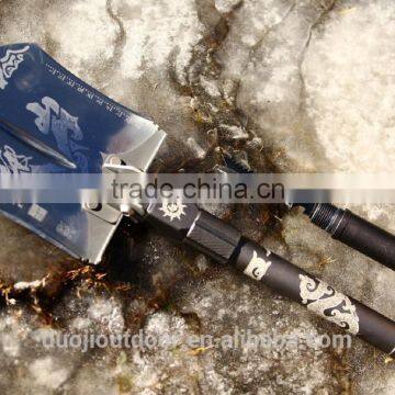 High-Tech Outdoor Multifunction Fishing Tool Knife Shovel Hammer Fire Flint Flashlight photo-2