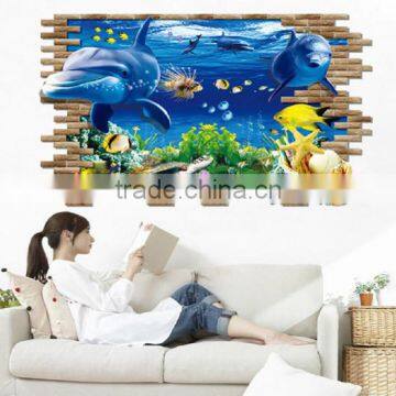 Removable Self Adhesive 3D Wall Paper , Wall Sticker for Kids photo-4