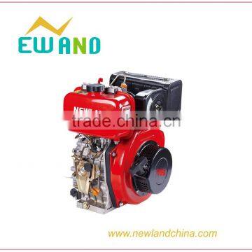 Hot sale air-cooled compressed small vertical shaft diesel engine178f diesel engine