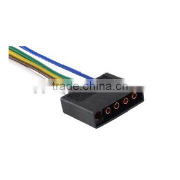 Powerlink FWH501M 5 flat trailer end wire harness connector with 12'' 16AWG