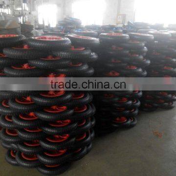 Cheap and Small Pneumatic Rubber Wheel 300-4,small Pneumatic Tires and Wheels for Wheelbarrow