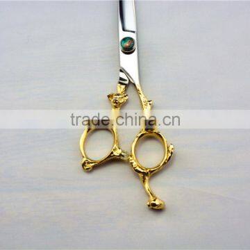 2015 New YF0493Japanese Steel Zodiac Pig Hair Scissor photo-5