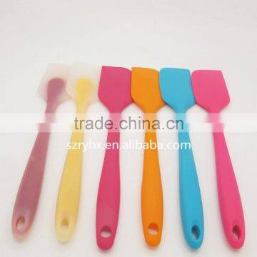 plastic handle mini silicone spatula small