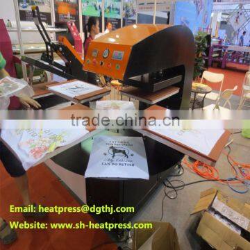 Automatic 8 color 8 station t-shirt press