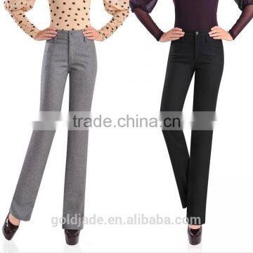 Formal Black Long Loose Lady Dress Pants Office Fashion Suit Pant for Women