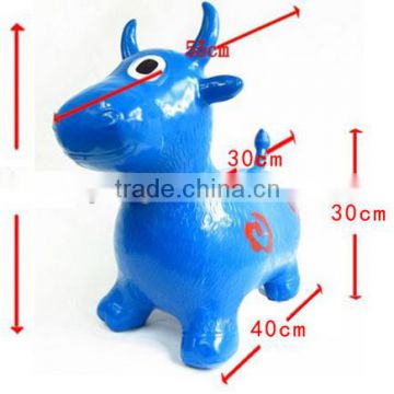 2016 SHUOYANG Pvc Milk Cow Jumping Toy Hopper Jumping Bouncy Animal for Sale photo-5