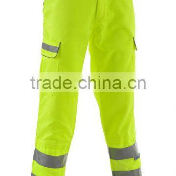 100%cotton High Vis reflective drill work Trouserswork Trousers