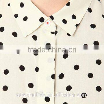 2016 New Design Ladies Woven Cheap Shirt Made in China photo-4