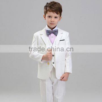 Customize Kids White Formal Coat Pant Dress Suit