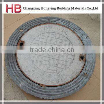 polymer concrete drain cover with iron frame