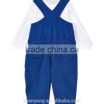 100% Cotton Shirt And Bib Pants Babies Clothes Suspender Trousers and Tops 2 Piece for Baby Cothing Sets photo-2