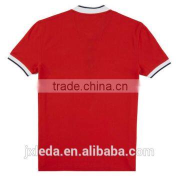 Factory Direct Sale Slim Fit Styling Color Block Baseball Vented Hem Polo Shirt in China photo-4