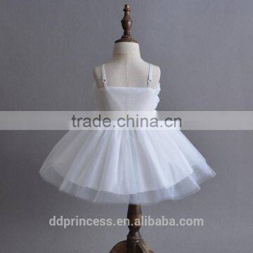 Baby Girls Birthday Dress Party Wedding Clothing Pink White Suspender Designer Dresses photo-4