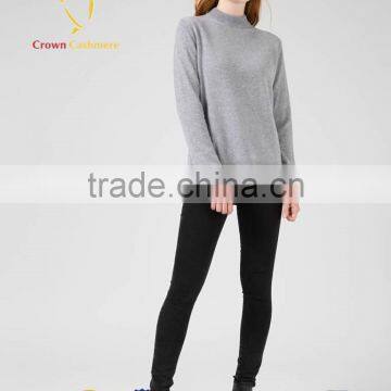 100 Cashmere Grey Women Winter Pure Custom Design Sweater photo-2
