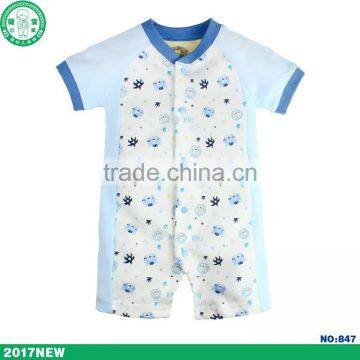 Hot Selling Animal Print 1 Year Old Baby Clothes Baby Romper