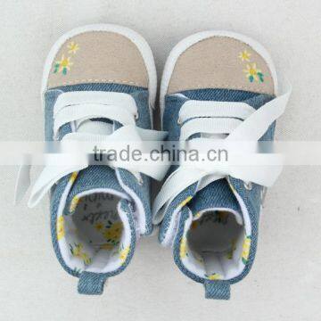 Top Quality Anti-skid Infant Boy Canvas Cotton Soft Toddler Shoes Pre-walker Sport Shoes photo-6