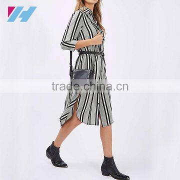 Wholesale Lady's Fitness Fashion Apparel Office Shirt Dress