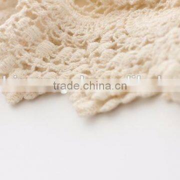 New Arrival Layered Knitted Beige Color Girls Ruffle Shorts photo-5