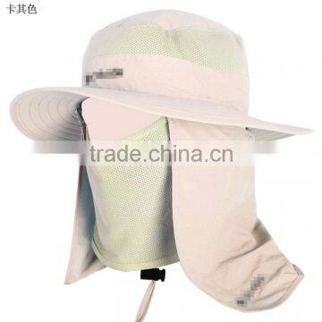 360 Degree Sunscreen Sun Hat Male Anti-UV Outdoor Hat Big Along the Quick Fisherman Hat Male Sun Hat Fishing Hat photo-6