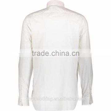 Fashion Street Wear Mens' White Medium Fit Long Sleeve Formal Shirt photo-2