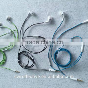 China New Design Glow in the Dark Headphone Line Reflective / Headset Line for Safety photo-4