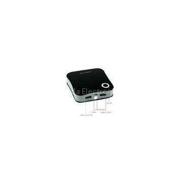 Black Portable Double USB Power Bank PSP / Camera / Smart Phone / Tablet