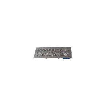 MINI 81 keys panel mount Industrial Keyboard With Trackball for information kiosk