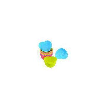 Heat resistant colorful  Silicone Cake Molds  / silicone bakeware molds Family use