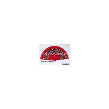 wood fan,Spanish wood fan _YZF-WFHD005