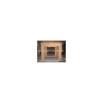 marble fireplace