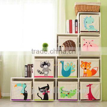 cotton canvas storage bin /box for toy organizer