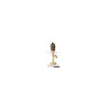 torch,bamboo torch,garden torch,bamboo crafts,oil lamp